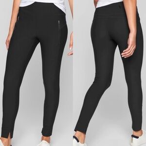 Athleta Stellar Tight Black Scuba Leggings